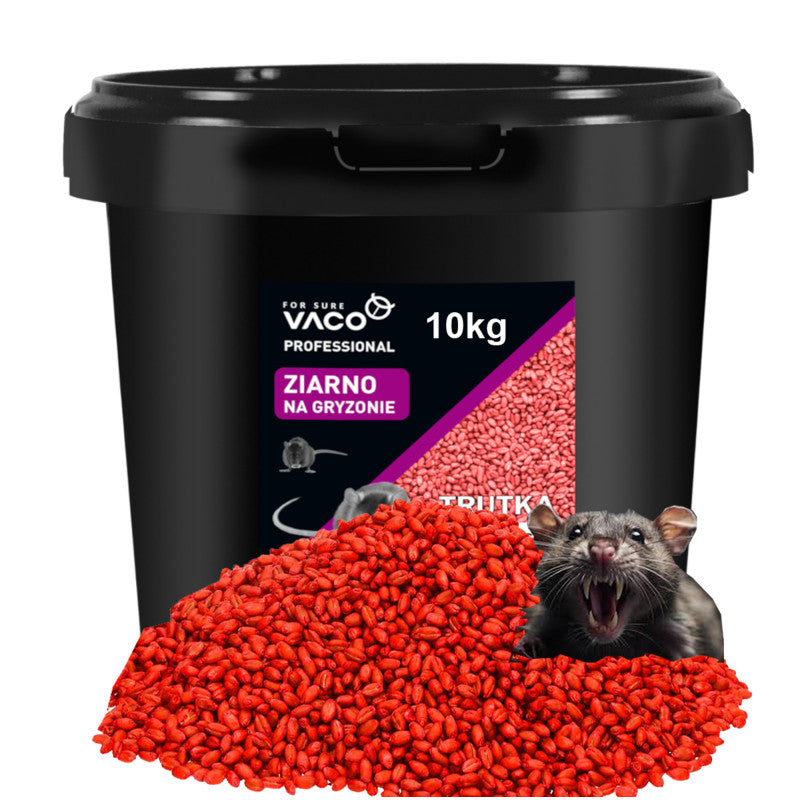 Professioneel Lokgraan tegen Muizen en Ratten – Emmer 10 kg - Bromadiolon
